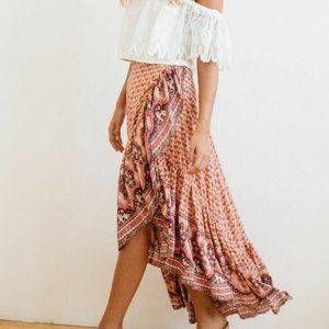 ***FOUND***  Sunset Road Skirt Blush XS